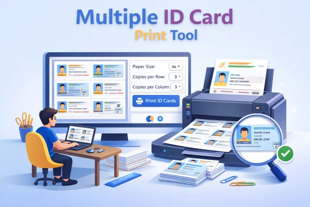 ID Card Print Tool se Professional Card Kaise Banayein?